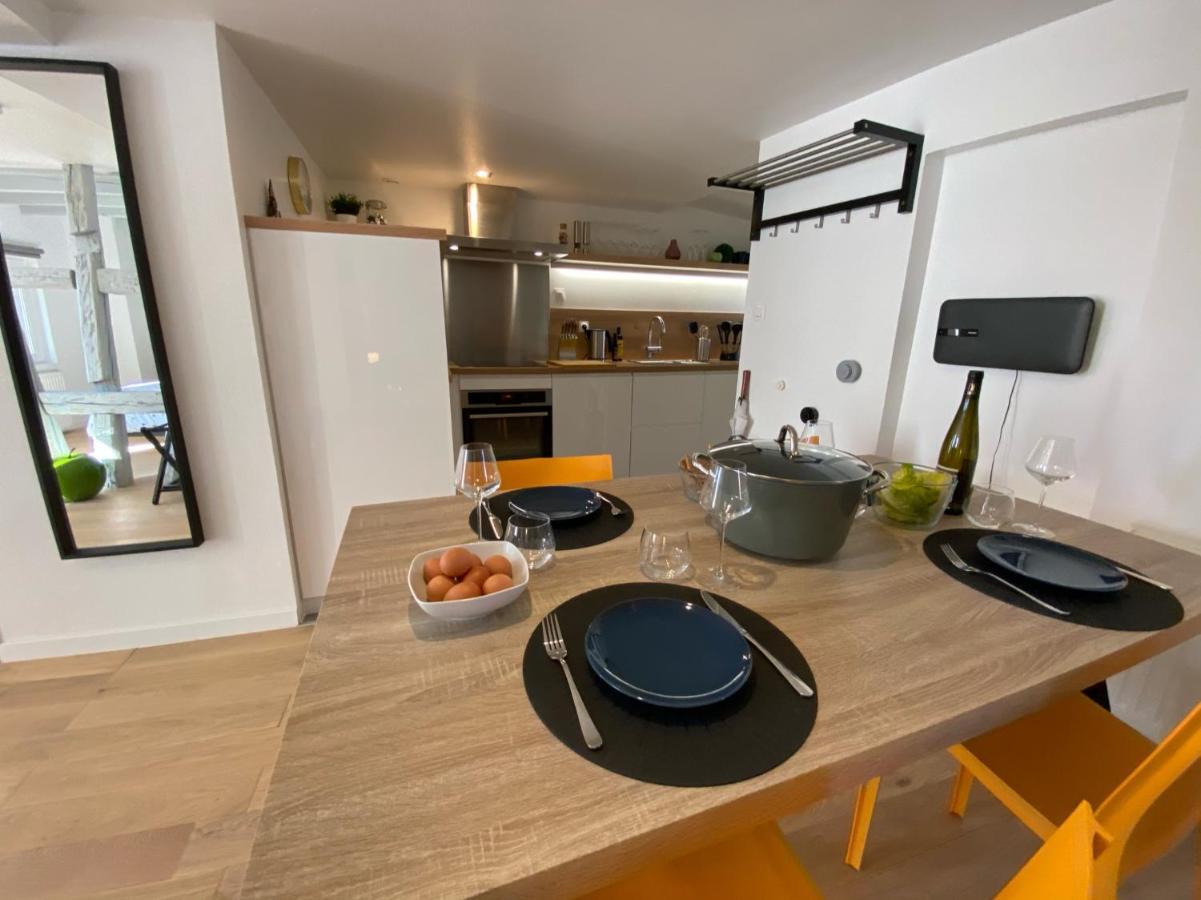 Duplex Le 12 - Appartement Avec Terrasse Dans Le Vignoble - 5 Mn Du Centre De Colmar Wettolsheim Eksteriør bilde